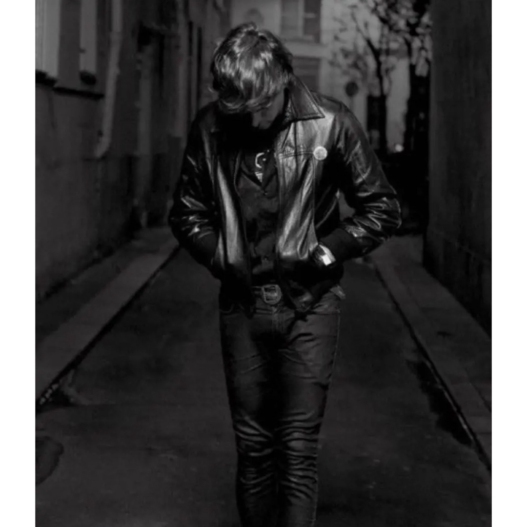 本人着用、元ネタ】エディ・スリマン HEDI SLIMANE リブレザーの通販