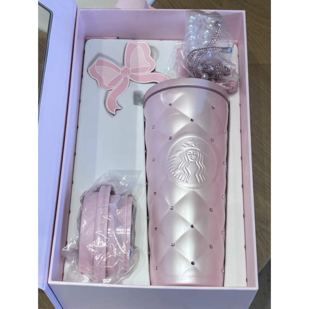 中国スターバックス ステンレスタンブラー ラインストーン