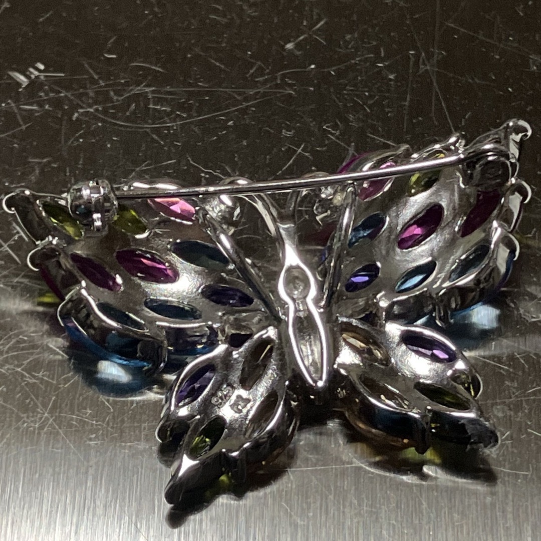 希少 バタフライ ブローチ 925s 希少 バタフライ ブローチ 925s 希少