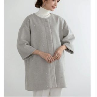 TSURU by Mariko Oikawa - ツルバイマリコオイカワ ノーカラーペプラム