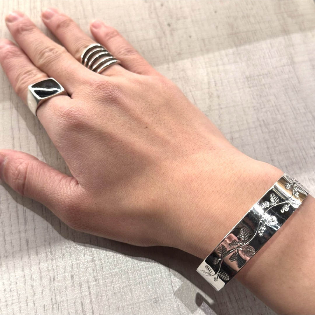 NATIVE DESIGN BANGLE -SILVER925-シルバーバングル