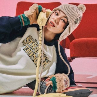 niko and - ニコアンド aimiロゴプリスウェットトップス クマさん