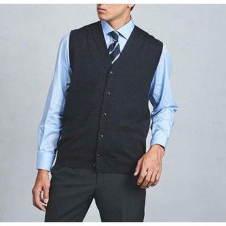 MEN'S TENORAS - MEN'S TENORAS グレーストライプ3ピーススーツLLの