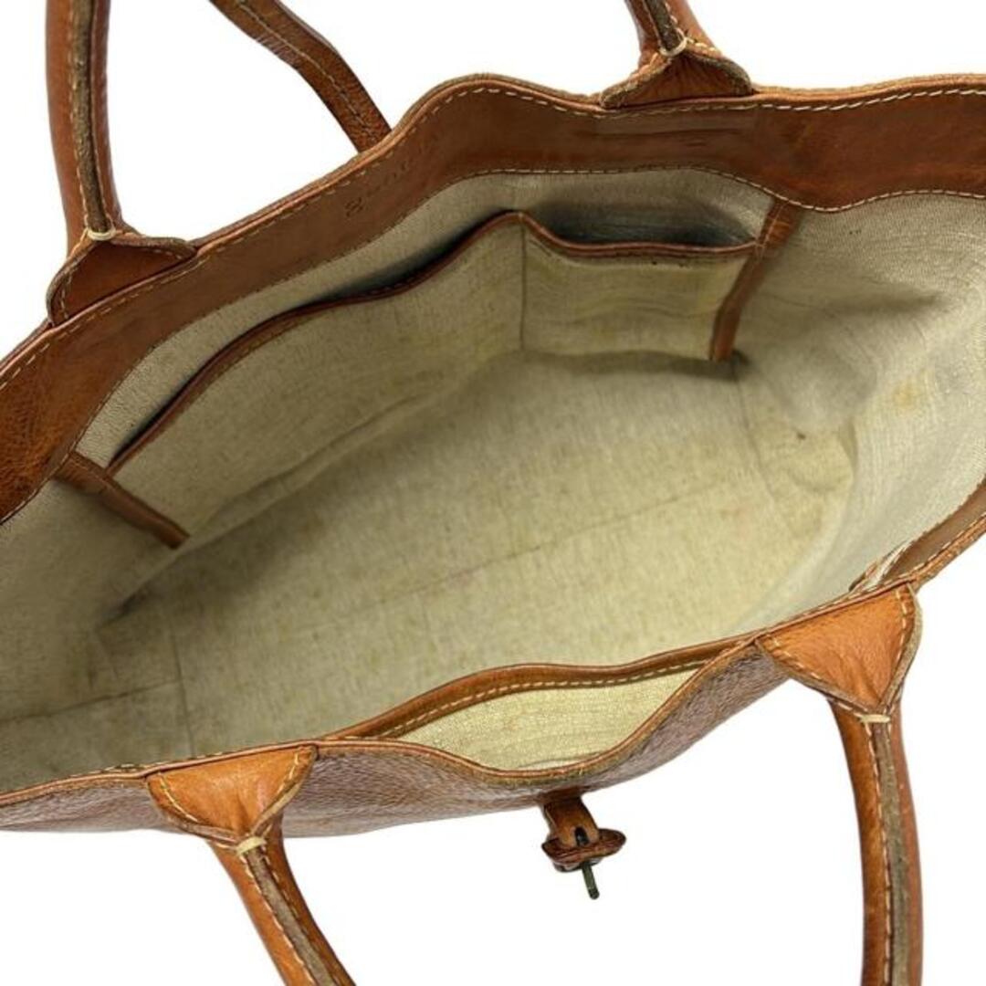 genten - genten(ゲンテン) トートバッグ - ブラウン レザーの通販 by