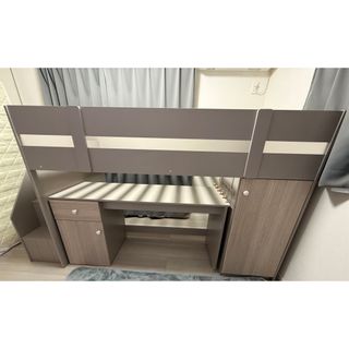 ロフトベッド ニトリ アルルN ブラックの通販 by GIBSON's shop｜ラクマ