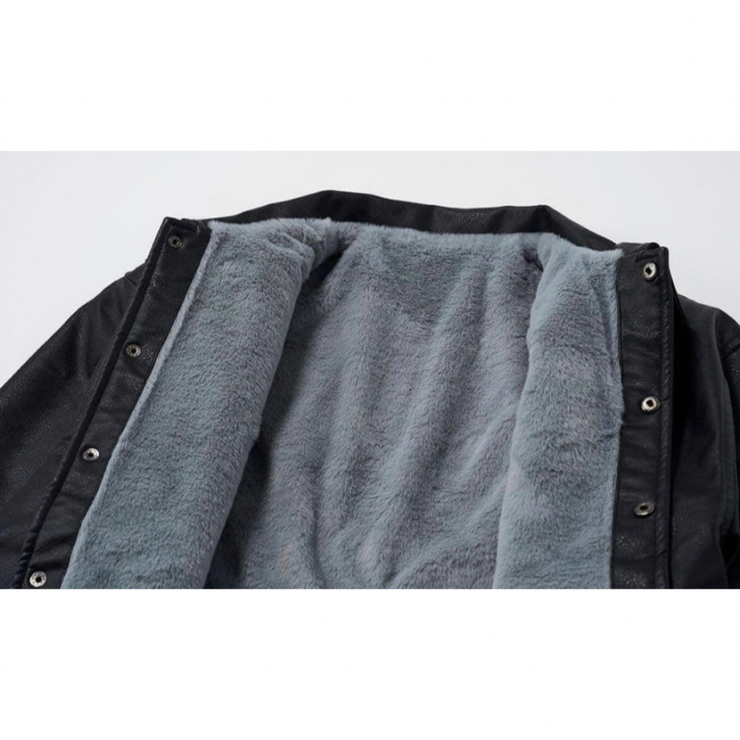 ROLLER FAKE LEATHER COACH JACKET L の通販 by shu's shop｜ラクマ