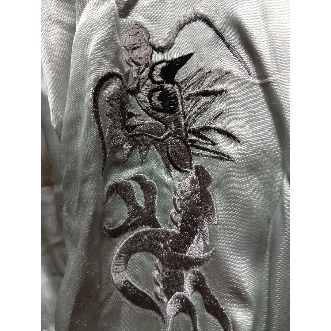 VINTAGE - ヴィンテージ 別珍 リバーシブルスカジャン 沖縄地図 鷲刺繍