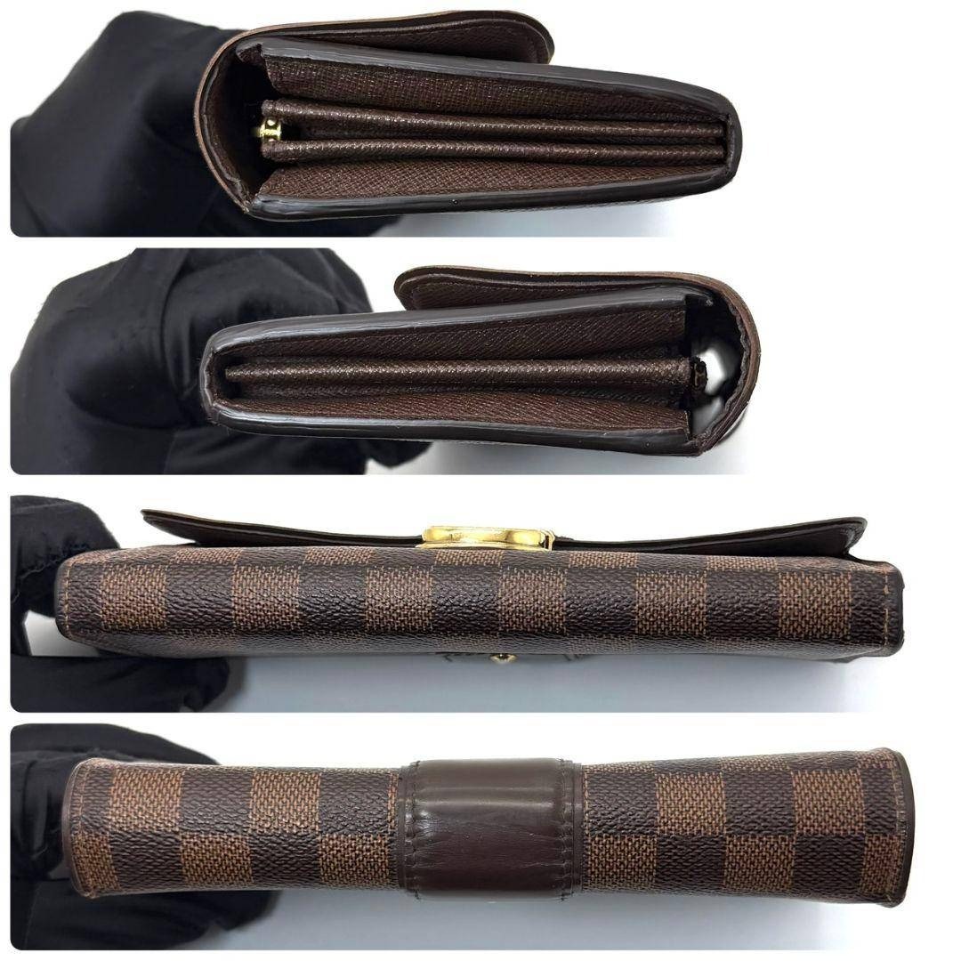 LOUIS VUITTON - 良品 ルイヴィトン ダミエ エベヌ ポルトフォイユ
