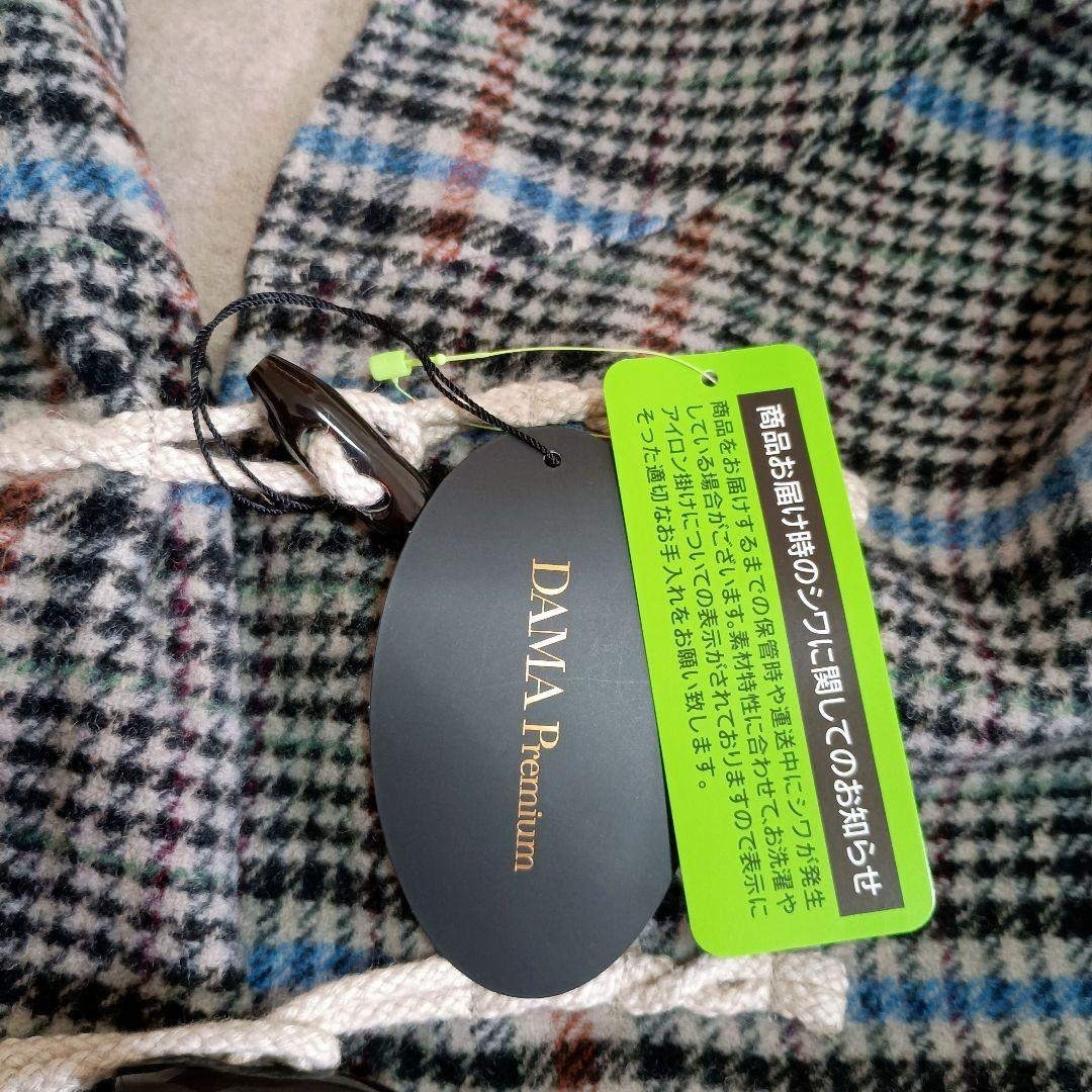 dinos - 新品タグ付 ダーマコレクション チェック柄ダッフルコート