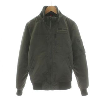 alpha - アルファ MA-1 フライトジャケット ジップアップブルゾン 中綿