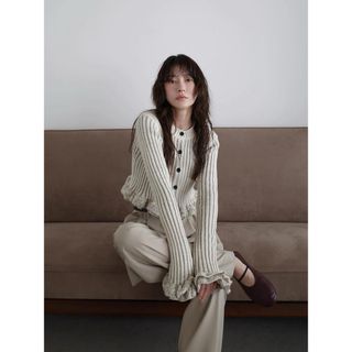 CLANE - 広瀬すず×CLANE TUCK WIDE DENIM PANTS アイスブルーの通販 by