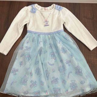 mezzo piano - メゾピアノ新品新作タグ付きウサギ転写プリント 衿つき