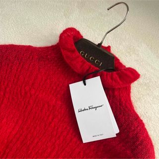 Salvatore Ferragamo - 極美品✨サルバトーレフェラガモ ウール 本革