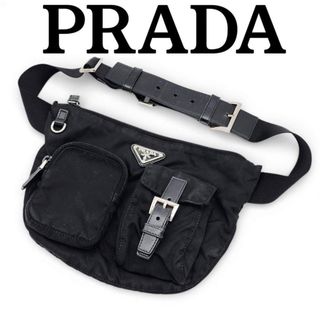 PRADA - 極美品 プラダスポーツ ナイロンウエストバッグ ユニセックス