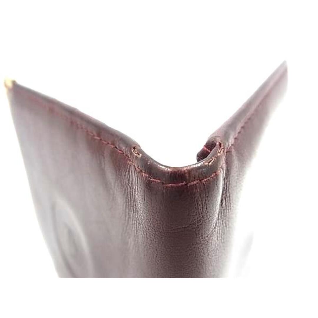 Cartier - Cartier カルティエ マストライン レザー 二つ折り 財布