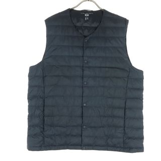 UNIQLO - 【希少】UNIQLO +J ユニクロ ダウンベスト ネイビー M 大人気