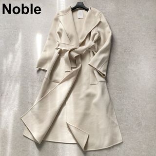 Noble - NOBLE W/NYショールカラーリバーコート サイズ36の通販 by
