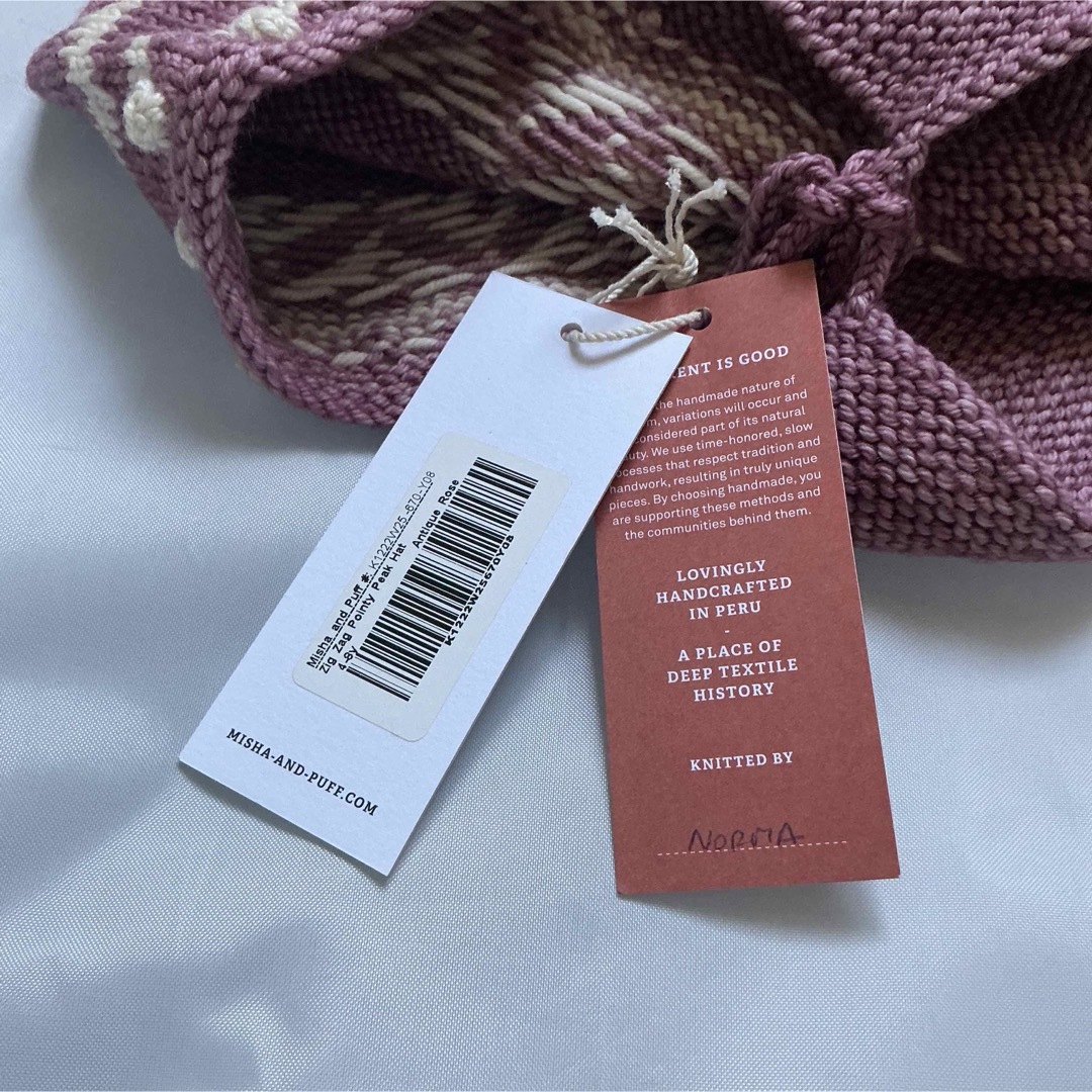 Misha & Puff - Misha & Puff Zig Zag Pointy Peak Hatの通販 by shop