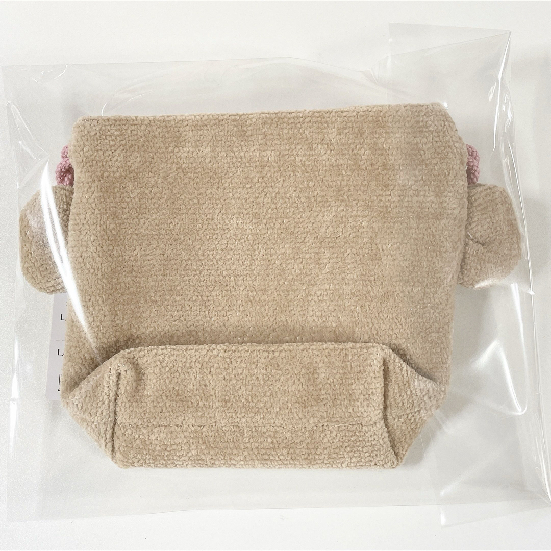 FEILER - LOVERARY BY FEILER◇ドアップテディガール 耳付き巾着◇新品