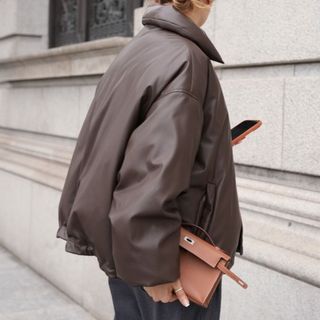 DEUXIEME CLASSE（ダウンジャケット ・ ブラウン/茶色系）のフリマ