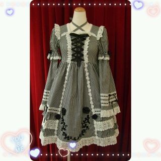 BABY,THE STARS SHINE BRIGHT（ギンガムチェック ・ ひざ丈ワンピース