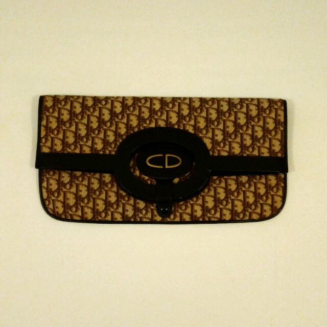 Dior - ヴィンテージディオールDiorクラッチバッグSATCキャリーの通販