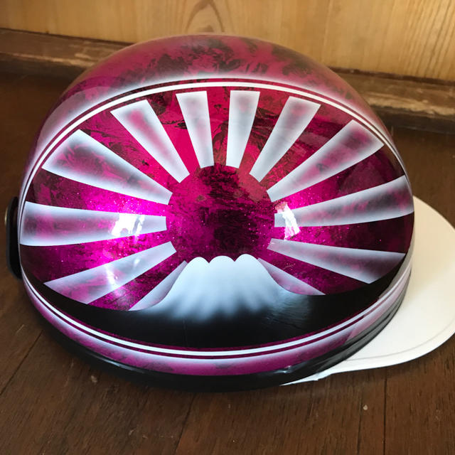 新品 キャンディーピンク ラメ ボカシ ラップ塗装 富士日章 コルク半の