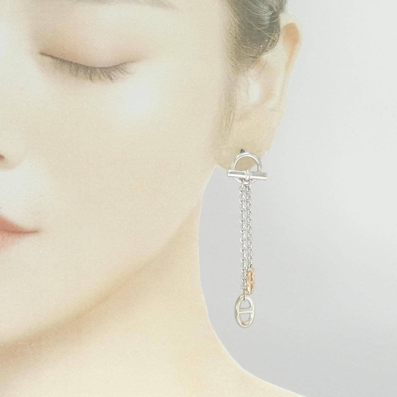 コメ兵｜エルメス ファランドール ピアス｜HERMES｜ブランドジュエリー