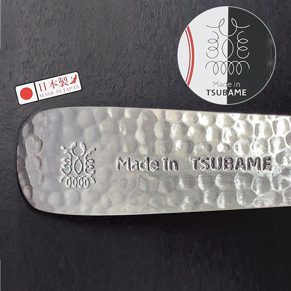 Made in 燕】槌目（つちめ）ティースプーン・ヒメフォーク 2本組