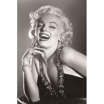 マリリン・モンロー / モノクロ ポスタ- : マリリン・モンロー