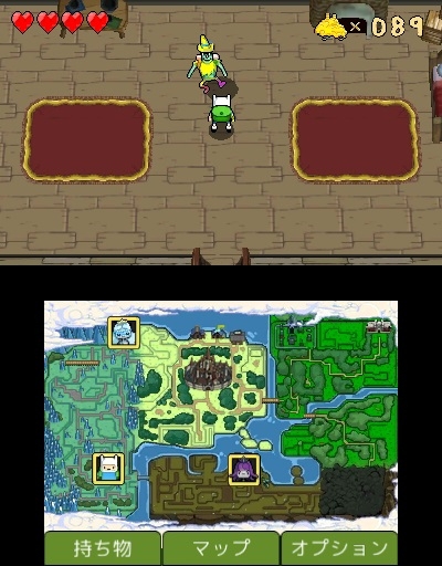 3DS】アドベンチャー・タイム ネームレス王国の3人のプリンセス : Game