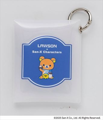 LAWSON×San-X Characters チャーム付きクリアポーチBOOK リラックマver