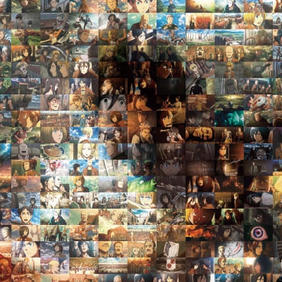 1000ピース ジグソーパズル（モザイクアート） 進撃の巨人 | HMV&BOOKS