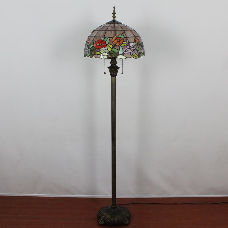 フロアランプ ステンドグラスランプ フロアスタンド 照明器具 書斎