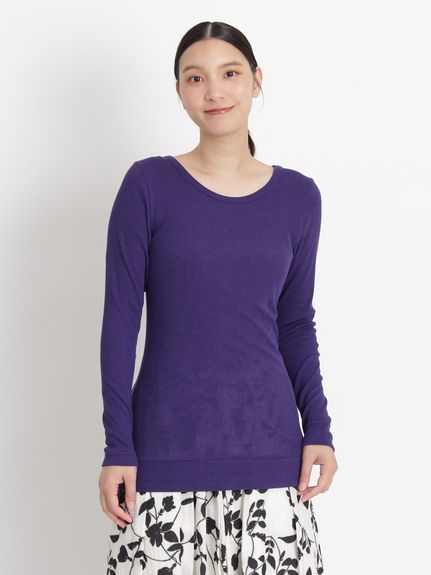 コットンシルクテレコ長袖カットソー（カットソー）｜KEI Hayama PLUS