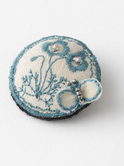 刺繍ブローチ「フラワー」（ブローチ）｜SUPER HAKKA（スーパーハッカ