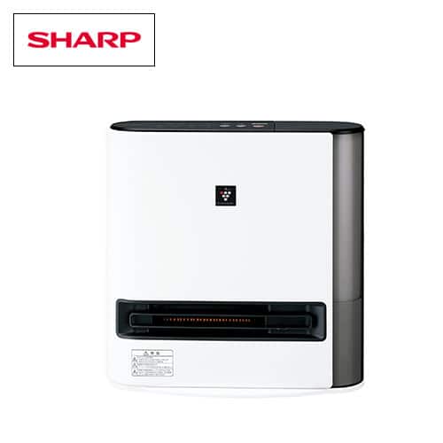 シャープ 冷暖房機器 【良品】加湿セラミックファンヒーター ホワイト