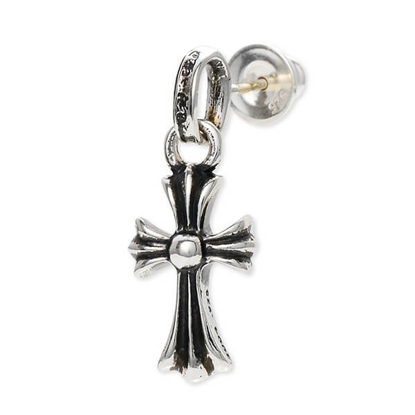 クロムハーツ(Chrome Hearts) シルバーピアス EARRING PC-CH CROSS