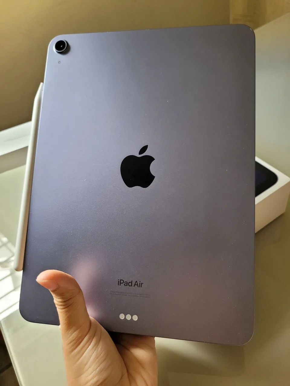 iPad Air 5 Wi-Fi 64GB Purple + Apple Pencil 2ª Geração - Tablets e