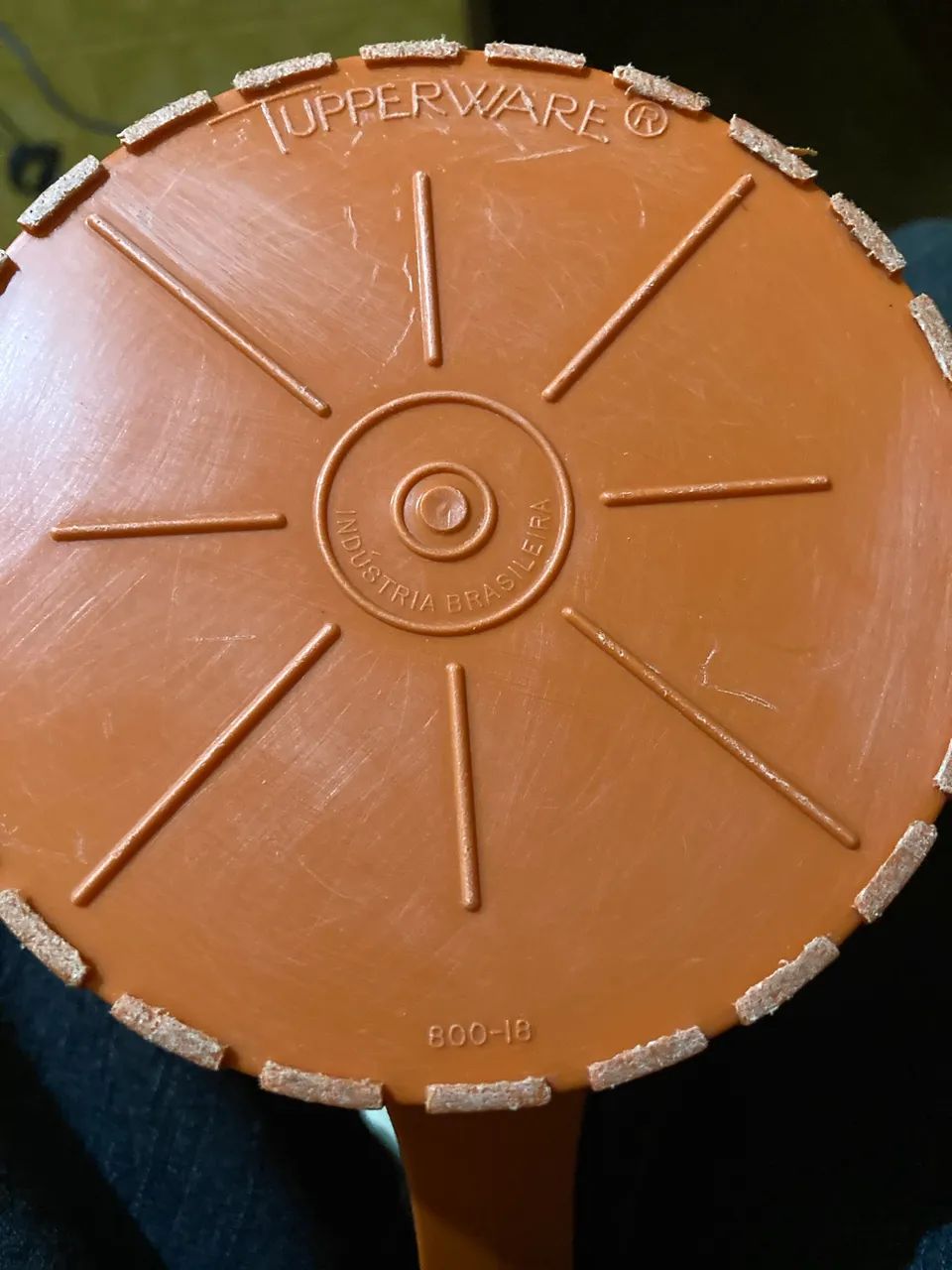 Jarra Tupperware Laranja com Tampa Branca | Vintage | Déc. 70/80