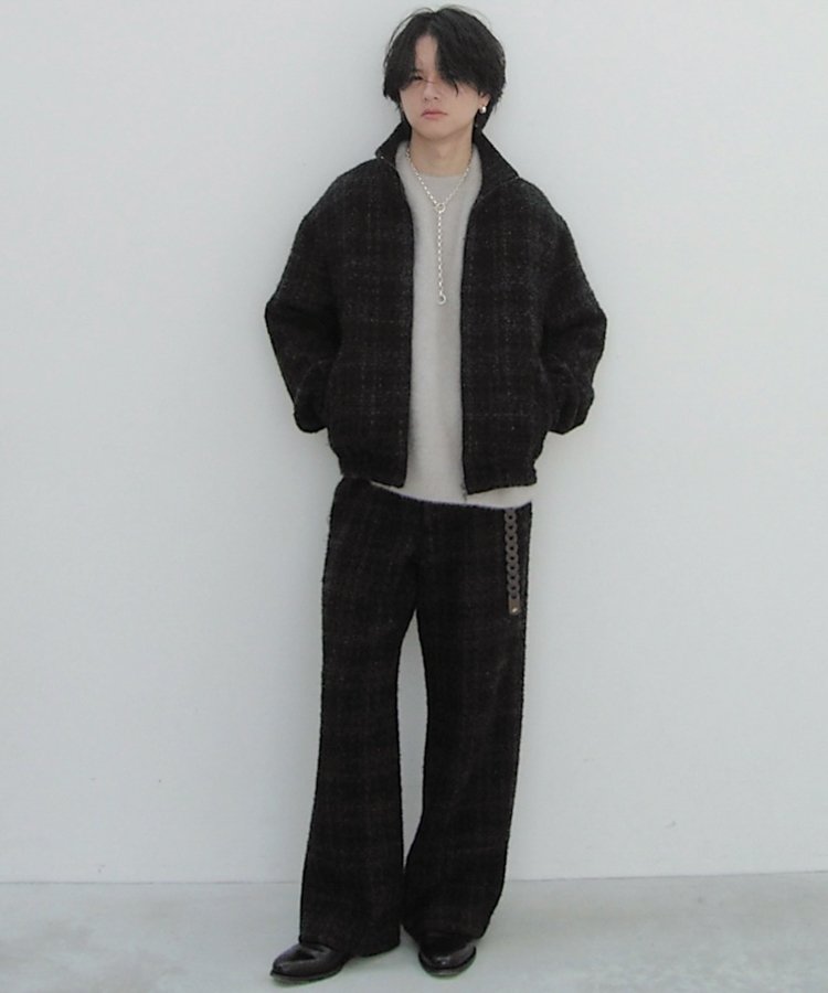 ALPACA SILK TWEED TROUSERS / 商品詳細ページ / LIDNM / Llife ONLINE