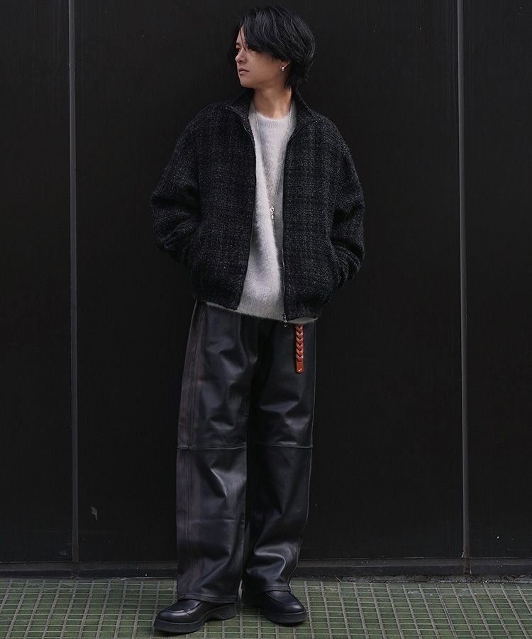 ALPACA SILK TWEED ZIP / 商品詳細ページ / LIDNM / Llife ONLINE
