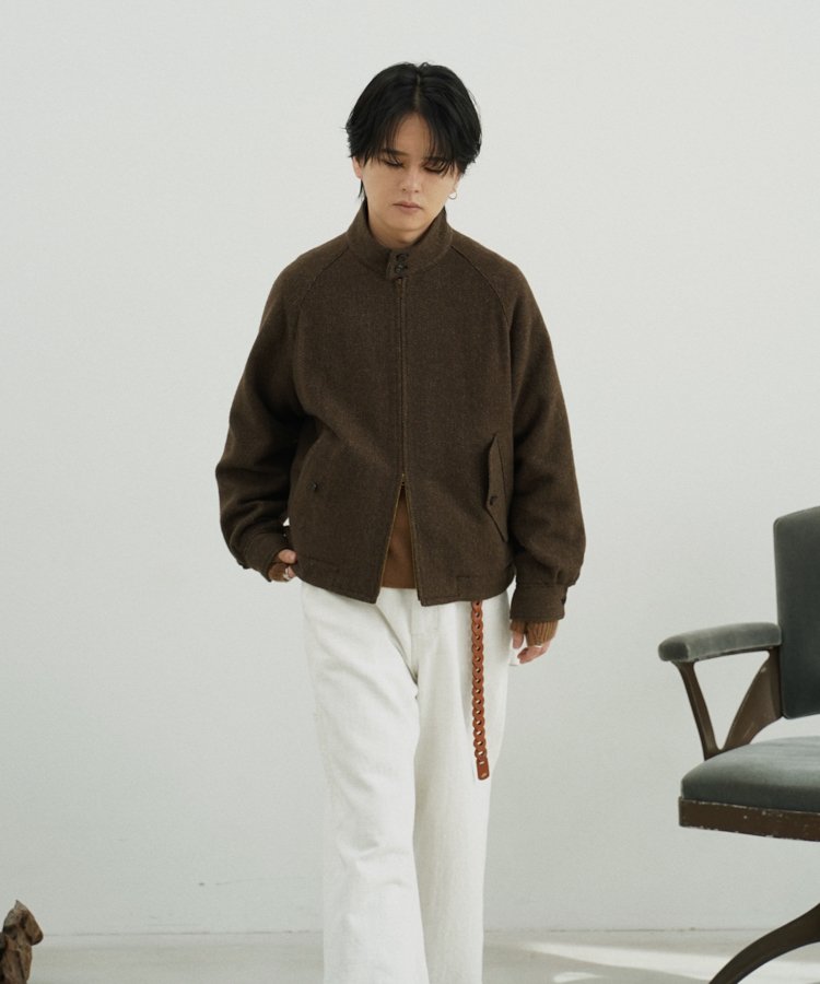 Alpaca Tweed Harrington Jacket / 商品詳細ページ / LIDNM / Llife