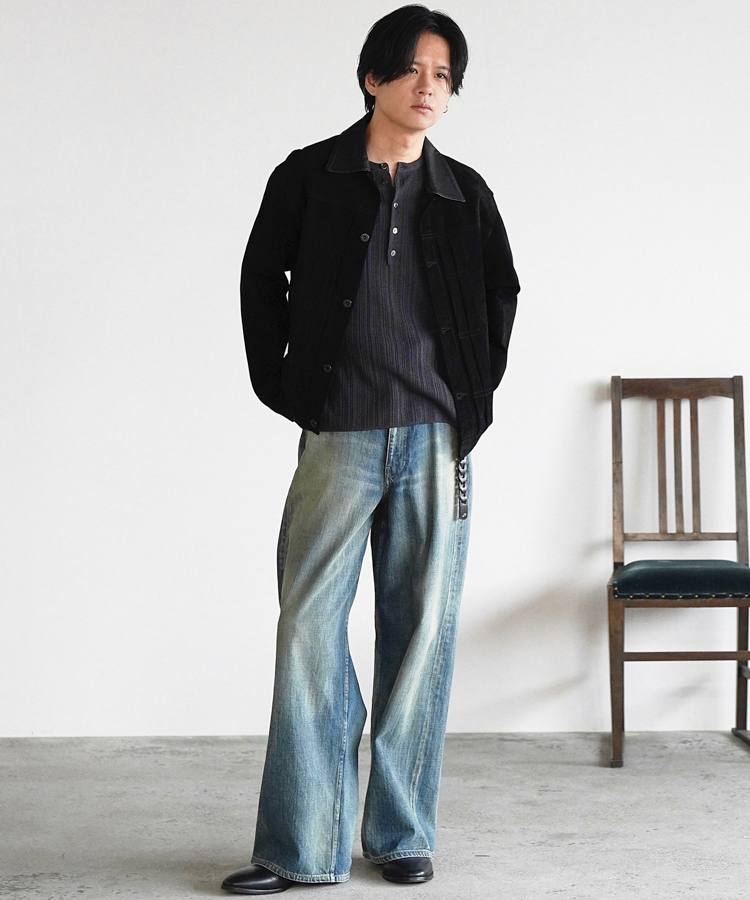 SEMI WIDE HERITAGE DENIM PANTS / 商品詳細ページ / LIDNM / Llife