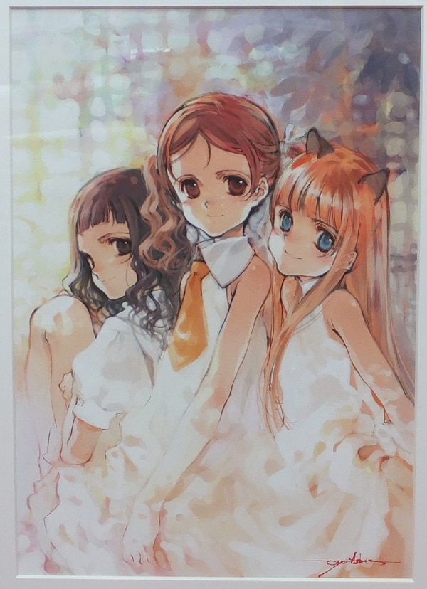 PG-7074]直筆サイン入りカラー複製イラスト 大槍葦人