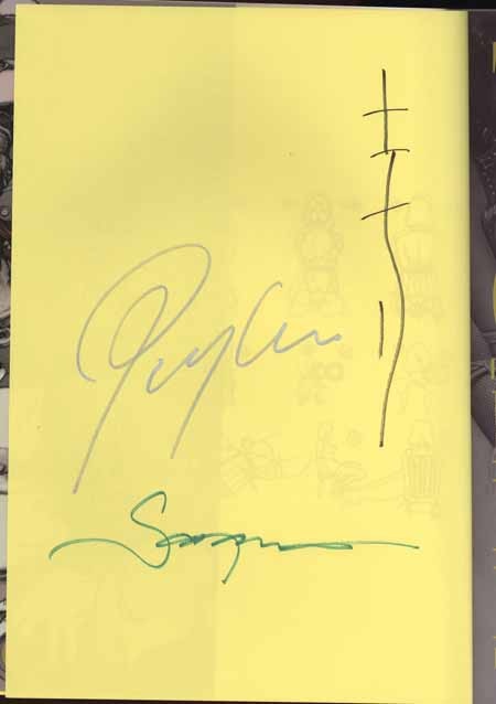 空山基/寺田克也/ロッキンジェリービーン 直筆サイン本「Tokyo Sweet