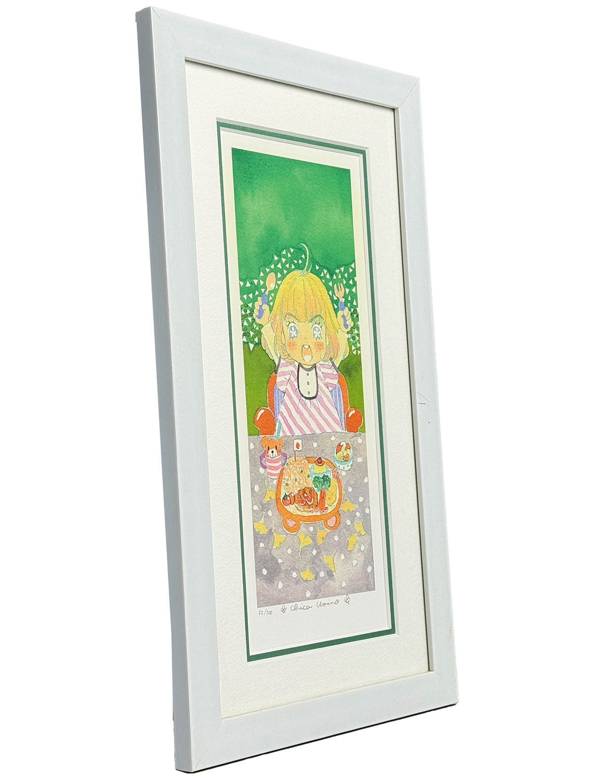 3083] 羽海野チカ 直筆サイン入りカラー複製イラスト「3月のライオン