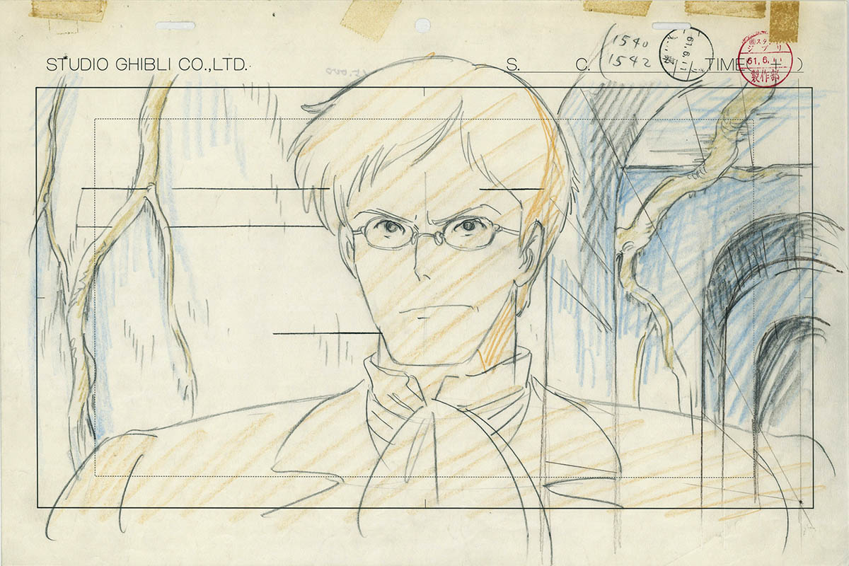 4326] 天空の城ラピュタ レイアウト / 直筆:大塚伸治