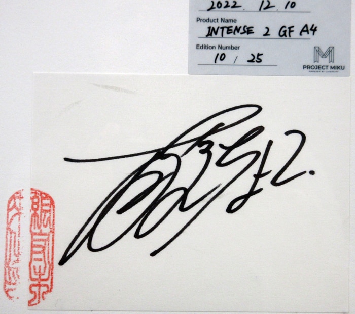 藤ちょこ 直筆サイン入り色紙 ワンスト 藤ちょこ「サイン入り色紙+