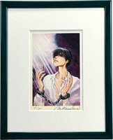 北爪宏幸 直筆サイン入り下敷き「機動戦士ガンダムZZ」